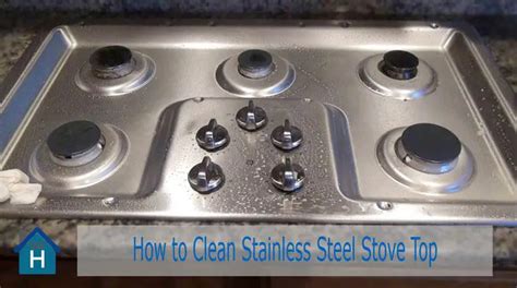 how to clean ge stainless steel stove